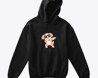 Dabbing Dog Kids Classic Pullover Hoodie