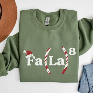 Christmas Math Teacher Sweatshirt, Math Fa La La Shirt,Funny Math Teacher Shirts Math Xmas Gift,Christmas Teacher Sweatshirt,Christmas Shirt
