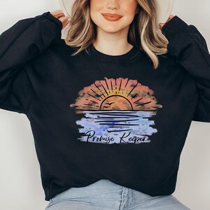 Vintage-style Sweatshirt Religious Sweater Promise Keeper Sweater Christian Bible Verse Shirts Faith Shirt Church Group Sweatshirt