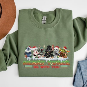 Merry Force Be With You Shirt, Star Wars Christmas Sweatshirt, Disneyland Christmas Shirt, Star Wars Christmas Shirt, Star Wars Holiday Tee