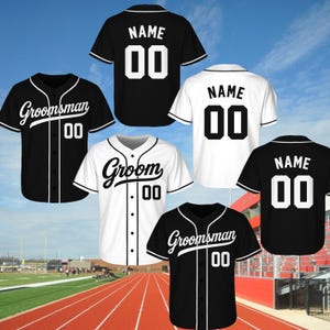 Groom & Groomsmen Jersey Shirts Custom Names And Numbers Jersey,Groomsmen Proposal,Bachelor Party Groomsmen Jersey,Best Man,Groom Shirts
