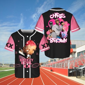 Retro Chris Brown Breezy Bowl XX Baseball Jersey, Chris Brown Tour Jersey Shirt, Breezy Bowl Baseball Shirt, Chris Brown Merch