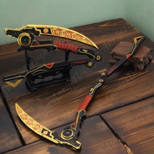 Handmade Foldable Death Grip Trainer, Liquid Tube Collective Blunt Trainer ,Cosplay Prop, Game Hobby Collection ,Gamer Gift