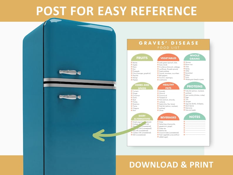 Graves' Disease Diet, Graves Disease Food List, What to Eat, What to