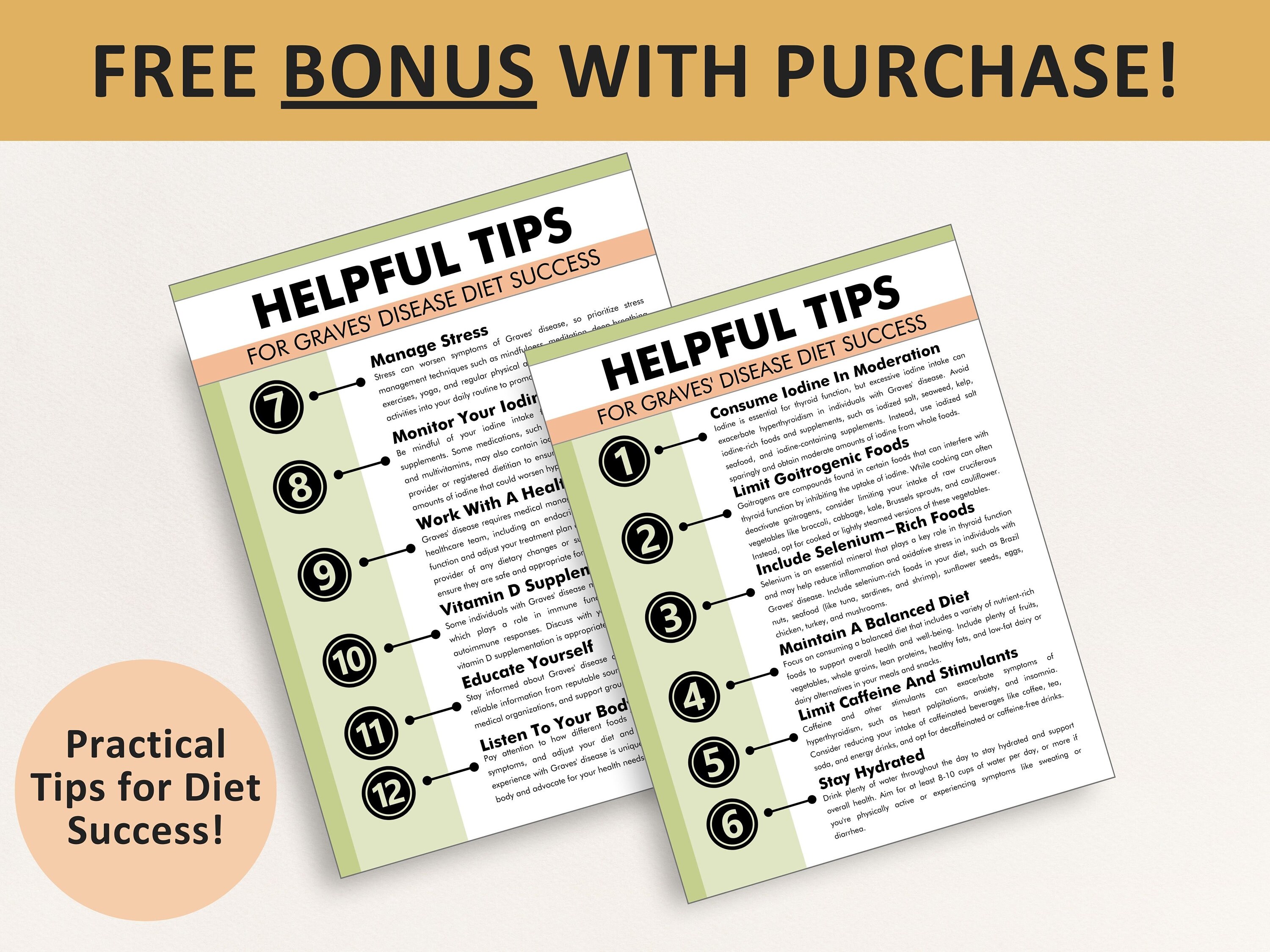 Graves' Disease Diet, Graves Disease Food List, What to Eat, What to