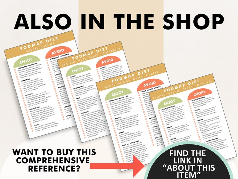 FODCAPDiät, PDF mit hohem FODAPGehalt, Lebensmittelliste mit hohem