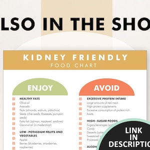 Kidney Renal Diet Food List, Kidney Friendly Diet List, Foods for Kidney Health, Low Potassium, Renal Diet Restrictions, Kidney Disease image 7