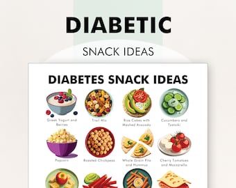 Diabetic Snack Ideas, Diabetic Snack Food List, Diabetes Snacks to Eat, Diabetes Meal Plan - PDF - Low Sugar, Low Carb Snack Recipes