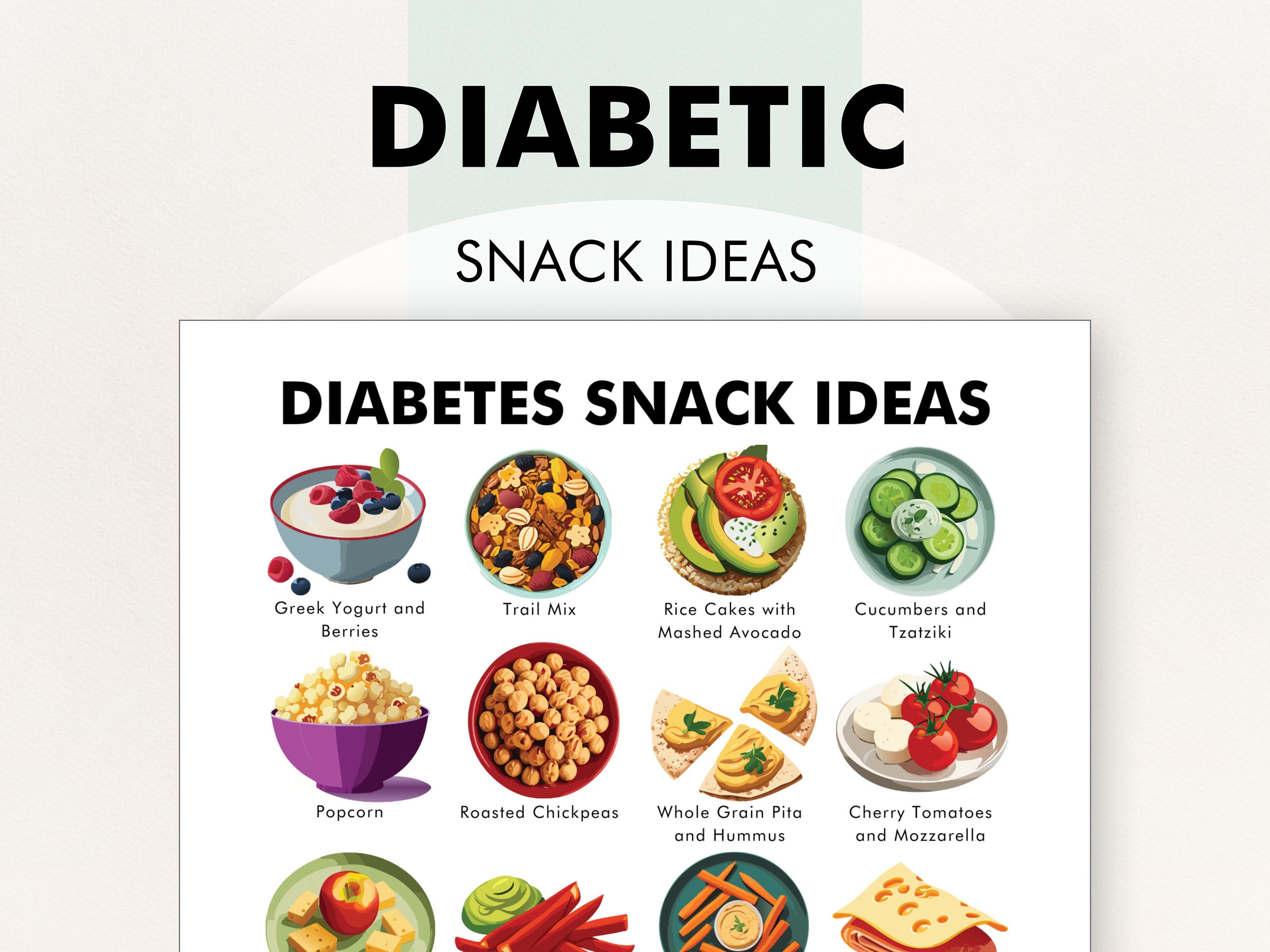 Diabetic Snack Ideas, Diabetic Snack Food List, Diabetes Snacks to Eat
