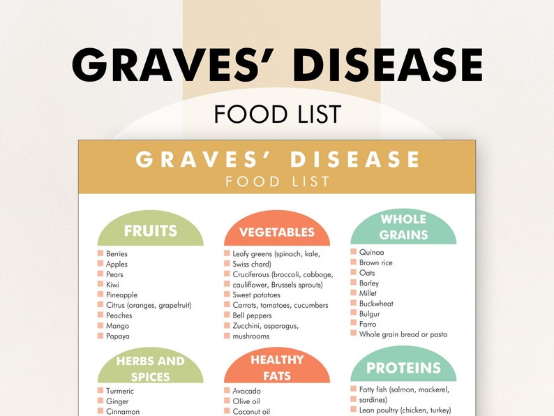 Graves' Disease Diet, Graves Disease Food List, What to Eat, What to