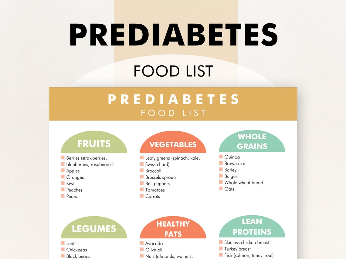 Pre-diabetes Food List, Pre-diabetic Diet Food Chart, Low Sugar Food