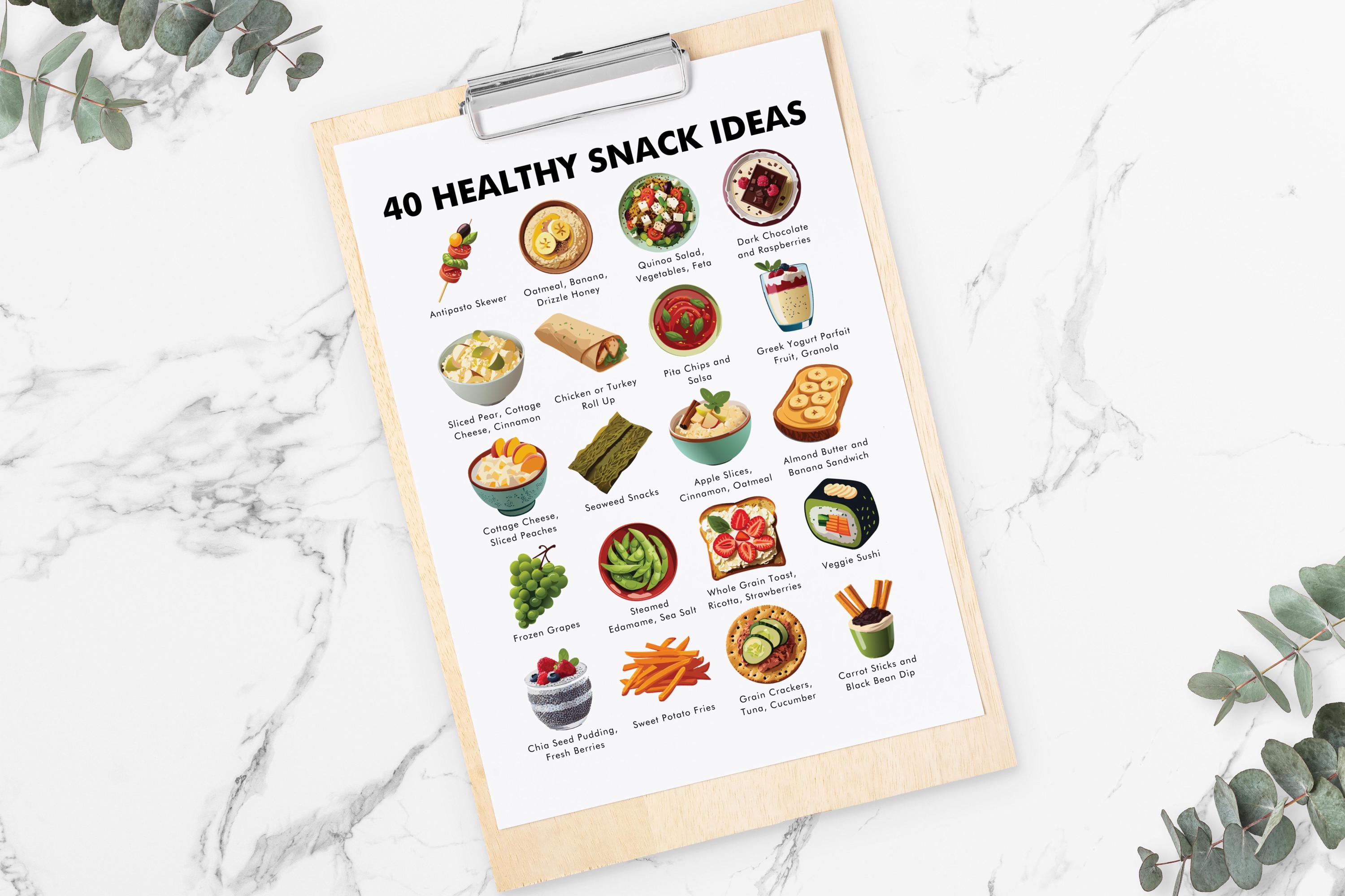 Healthy Snack Ideas Easy To Prep Snacks Snack Recipes Pdf To