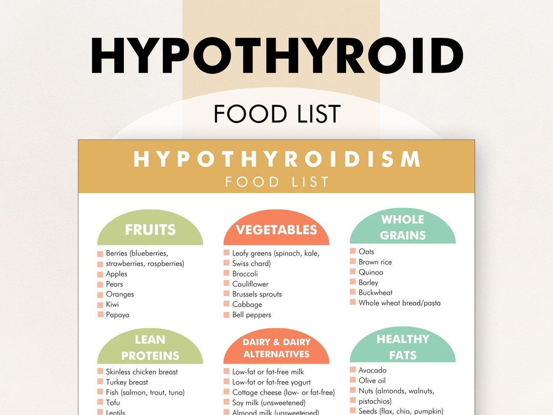 Hypothyroidism Food List Hypothyroid Food Chart What To Eat Download This Guide To Help You