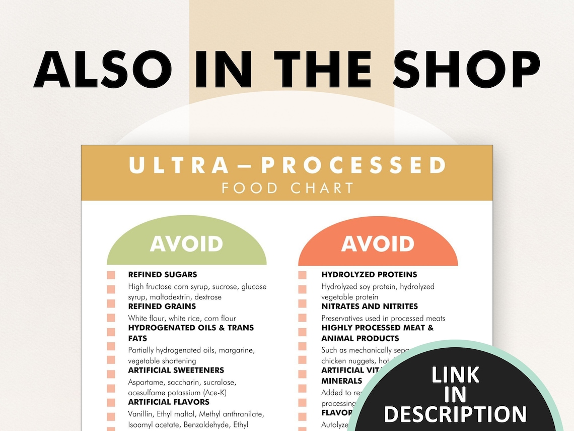 Ultra-processed Foods List, Ultra Processed Food Examples, Processed ...