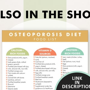 Osteoporosis Diet Plan, Osteoporosis Food Chart, Osteoporosis Diet, PDF ... - Osteoporosis Diet Plan For Bone Health