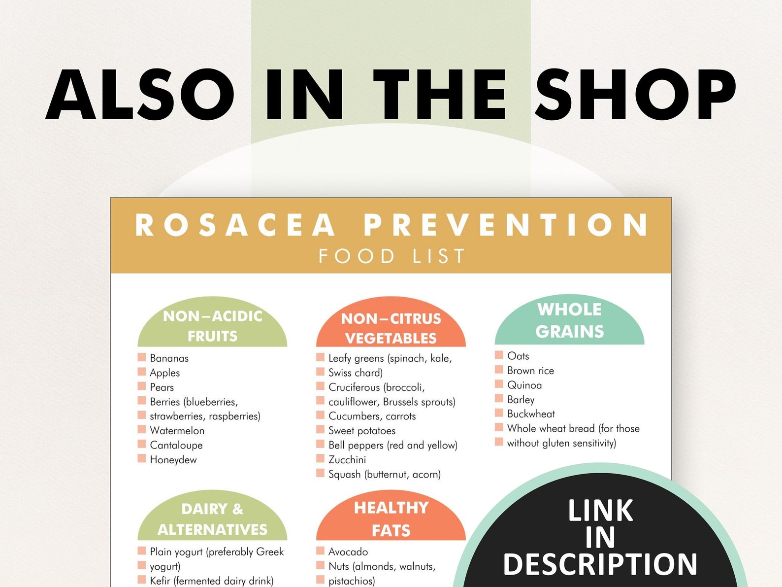Rosacea Diet Plan PDF, Rosacea Diet Meal Plan Helper Download and