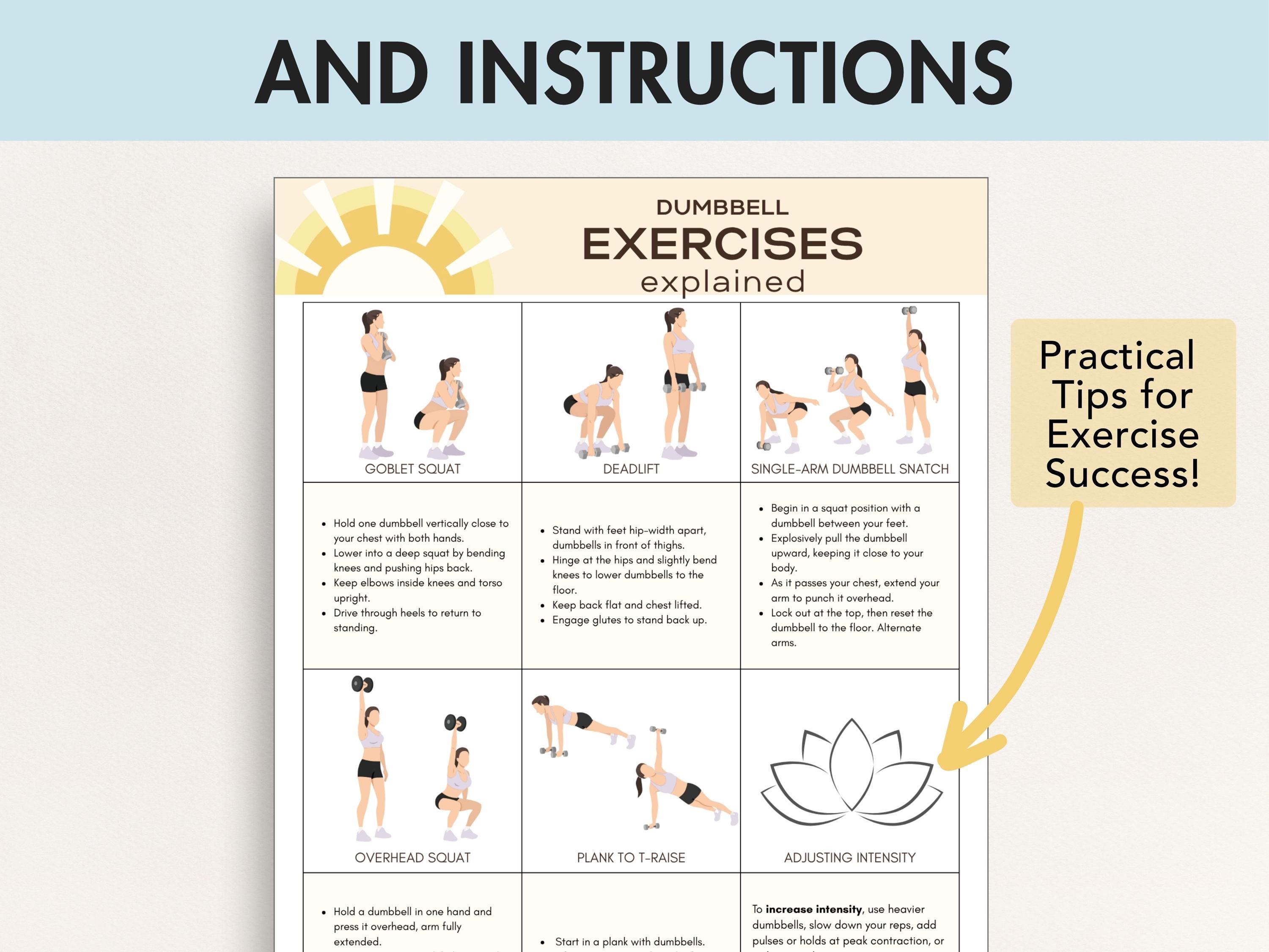 Weight Bearing Exercises for Osteoporosis, Printable PDF, at Home ...