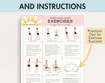 Resistance Band Beginner Workout, Resistance Bands Exercises for