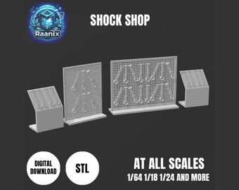 Shock Shop | Suspension Shelf | Diorama | Garage |