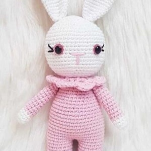 Cute Hand-Knitted Doll 22 cm Doll Handmade, Gift for Baby and Children, Amigurumi zdjęcie 1