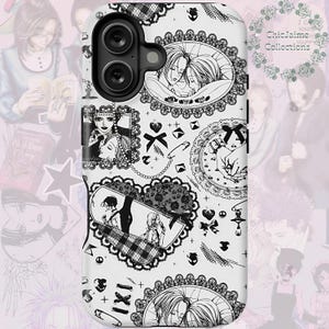 NANA Anime Phone Case, Punk Rock Anime Design, Nana Osaki Aesthetic Case – Japanese Anime Chic, Nana Osaki Gift for Manga Lovers