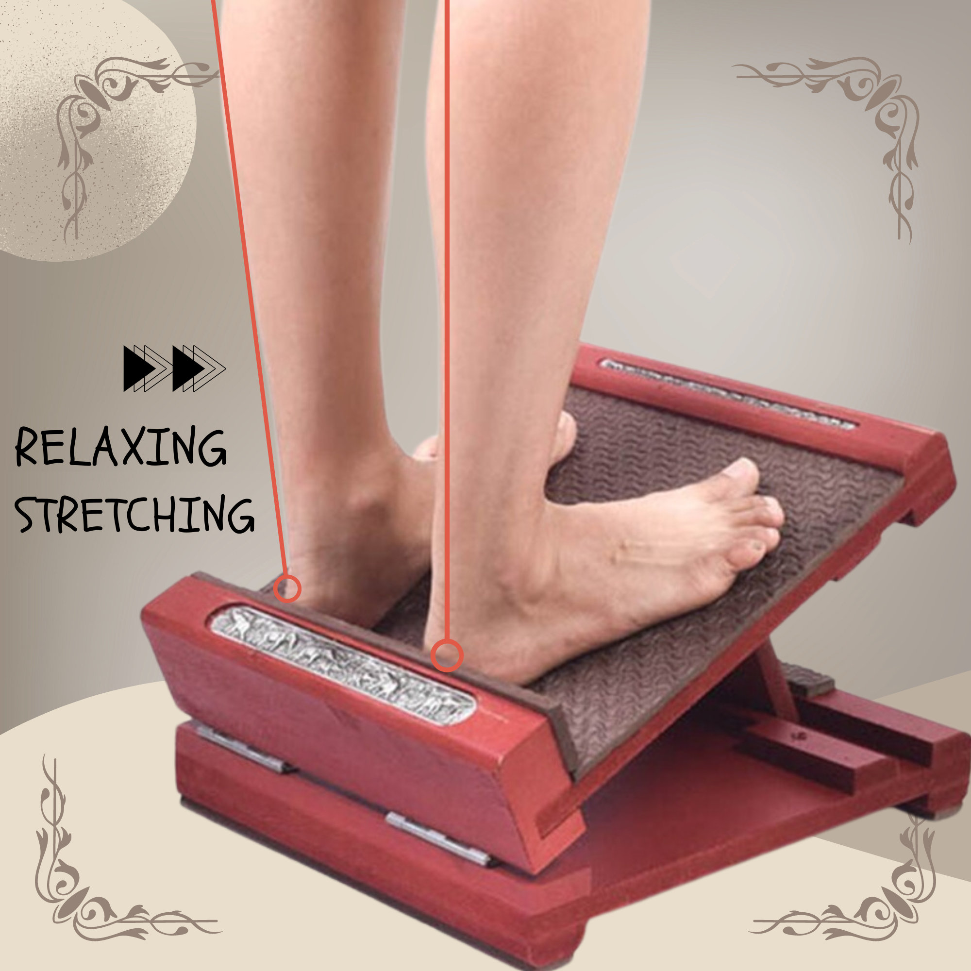 Calf Stretch Board Squat Wedge Block Slant Board 3pcs 12''Squat