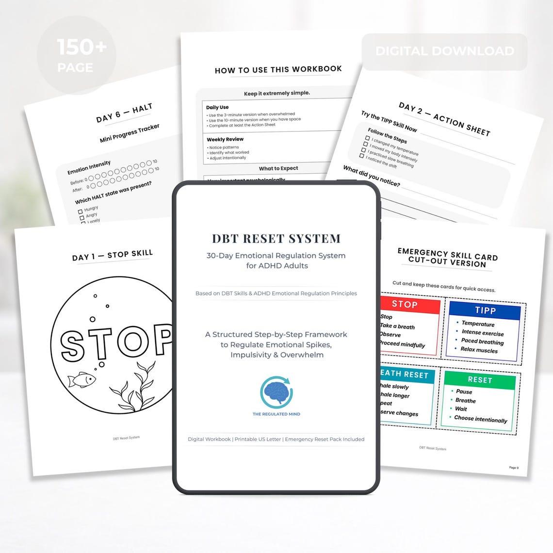 ADHD Emotional Regulation Workbook | 30 Day DBT Reset - Etsy Canada