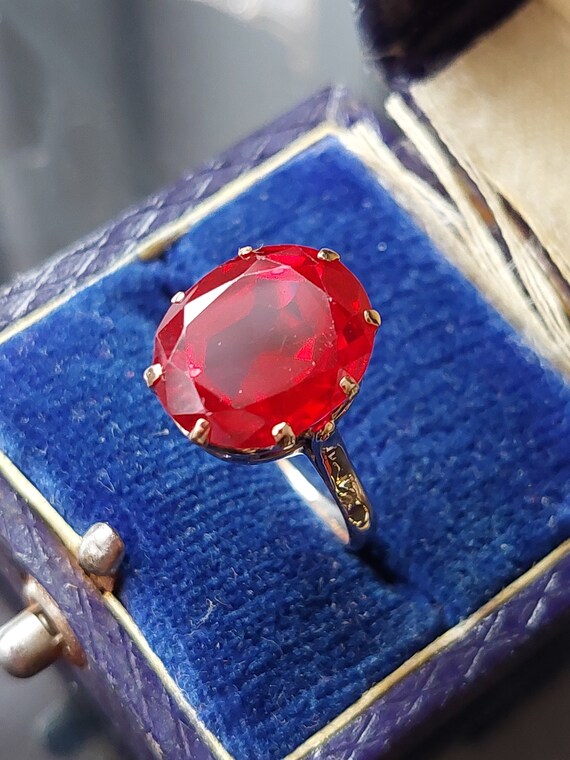 Delightful 15ct gold Victorian ruby ring, unique finds