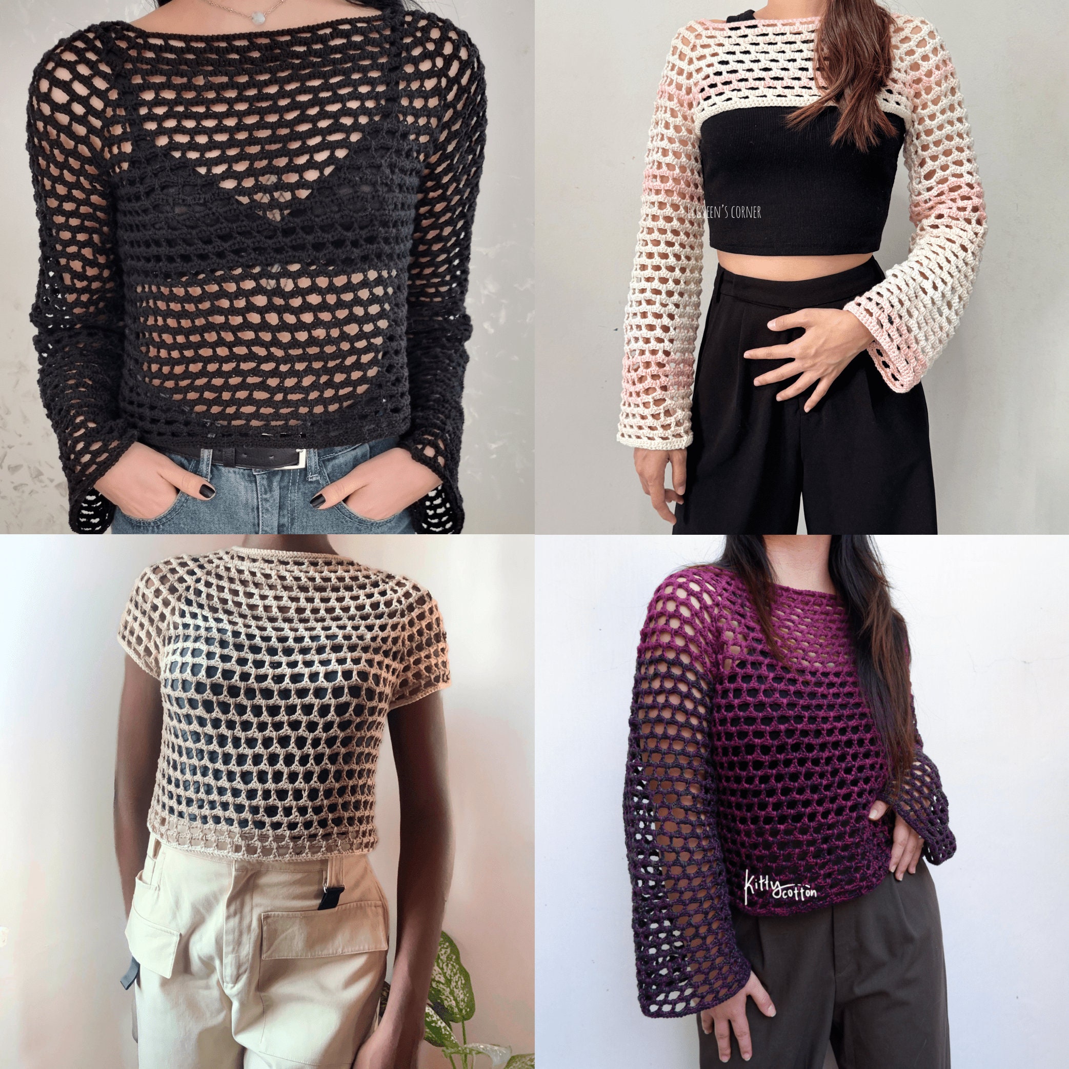 PlageOpenwork Pattern ニット Spirit and Thread Crochet
