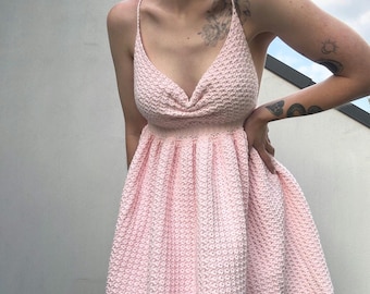 Sarah PDF Patron au crochet | Jolie robe nuisette | Brassière féminine sur mesure | Tutoriel avec photos