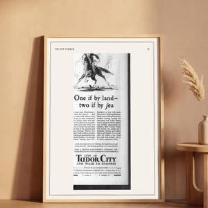 Manhattan Apartment Complex Vintage Ad Print 1930 | The New Yorker Original Magazine Advertisement | Printable Wall Art Digital Download