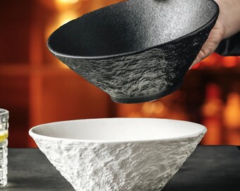 Authentic Japanese Dobonin Noodle Bowls: Aesthetic Ramen & Soup Bowls in 7 and 8 Inches