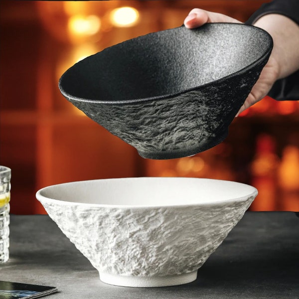 Authentic Japanese Dobonin Noodle Bowls: Aesthetic Ramen & Soup Bowls in 7 and 8 Inches