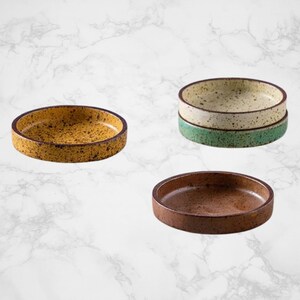 Artisanal Japanese-Style Ceramic Dipping Bowls: Eco-Friendly, Handmade Sauce Dishes in Four Chic Colours Restaurant Style Sushi Mini Bowls zdjęcie 5