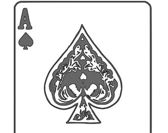 Western Style Ace of Spades