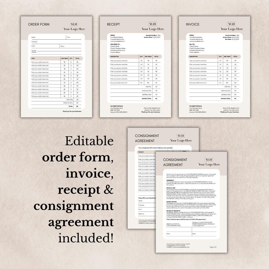 Candle Business Bundle Canva Template | Wholesale Catalogue Forms ...
