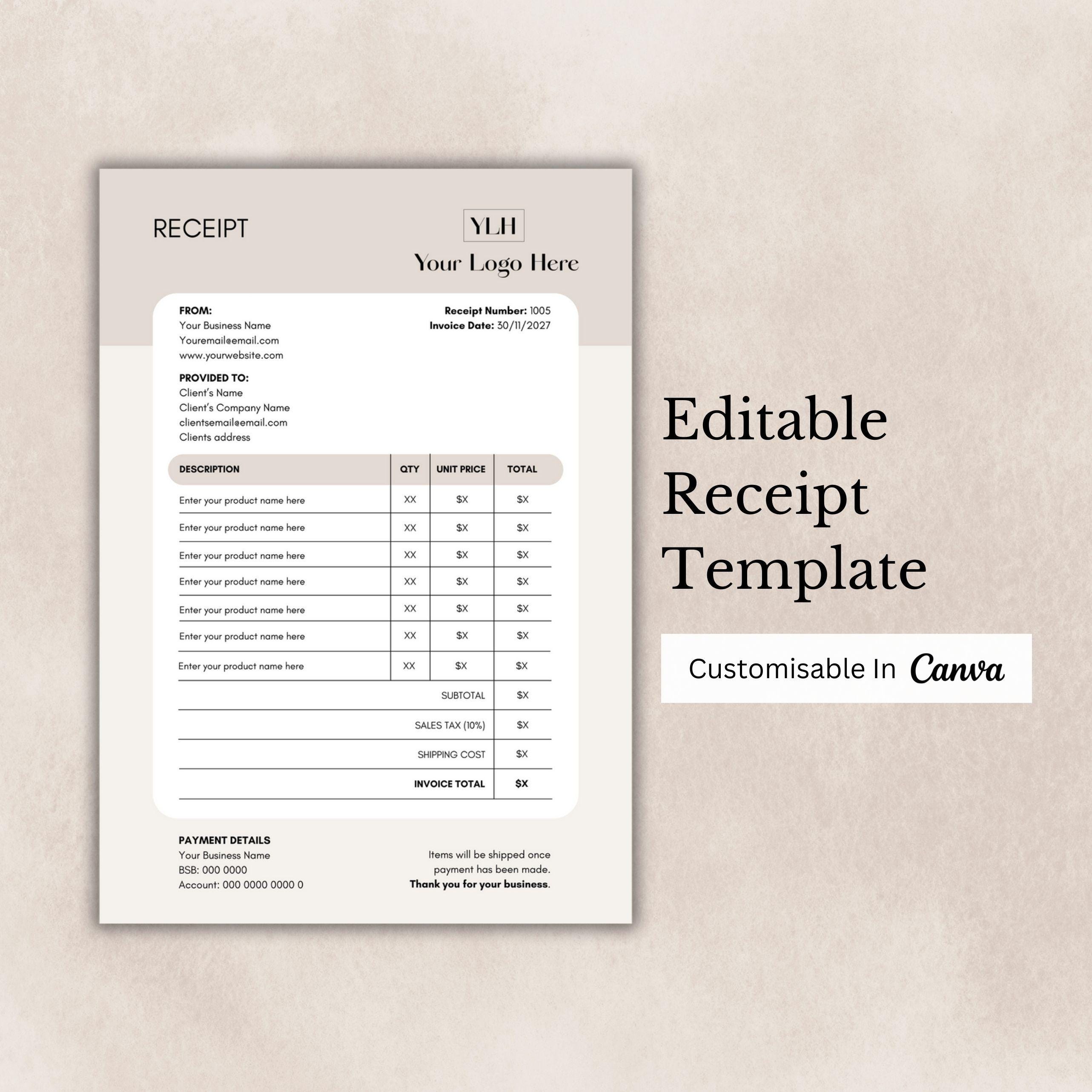 Business Forms Template Bundle Editable in Canva | Includes Order Form ...