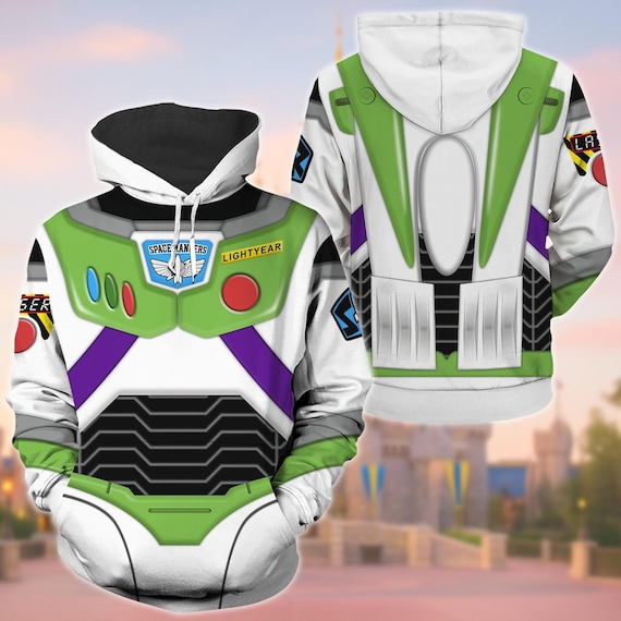 Buzz Lightyear Costume Hoodie and Joggers, Toy Story Cosplay