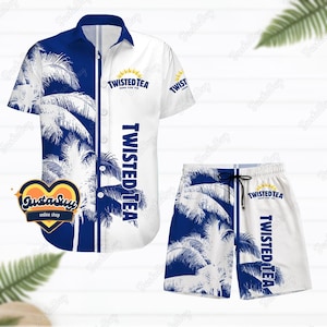 Twisted Tea Hawaiian Shirt, Twisted Tea Shorts, Twisted Tea Shirt, Button Men Shirts, Twisted Tea Gift, Summer Hawaiian Shirts