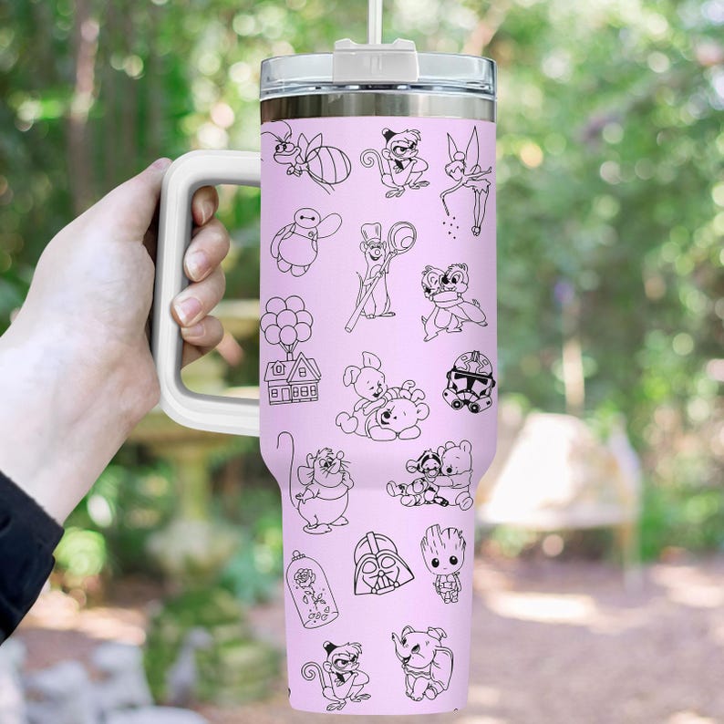 Disneyland 40oz Tumbler, Magical Kingdom Travel Mug, Park Day Gift, Stainless Insulated Cup, Disney Trip Drinkware, Mickey Mouse Cup
