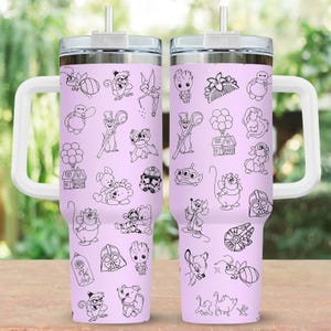 Disneyland 40oz Tumbler, Magical Kingdom Travel Mug, Park Day Gift, Stainless Insulated Cup, Disney Trip Drinkware, Mickey Mouse Cup