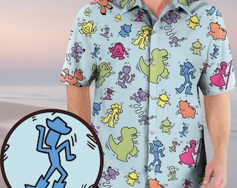 Toy Story Hawaiian Shirt, Pixar Vacation Shirt, Toy Story Gifts, Buzz Lightyear Beach Shirt, Disney Woody Aloha Shirt, Toy Story Merch