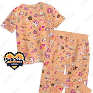 Dunkin Donuts Shirt, Dunkin Donuts Pajamas, Dunkin Donuts T-Shirt, Coffee Lover Shirt, Dunkie Junkie Shirt, Donut Shirt, Gift For Her