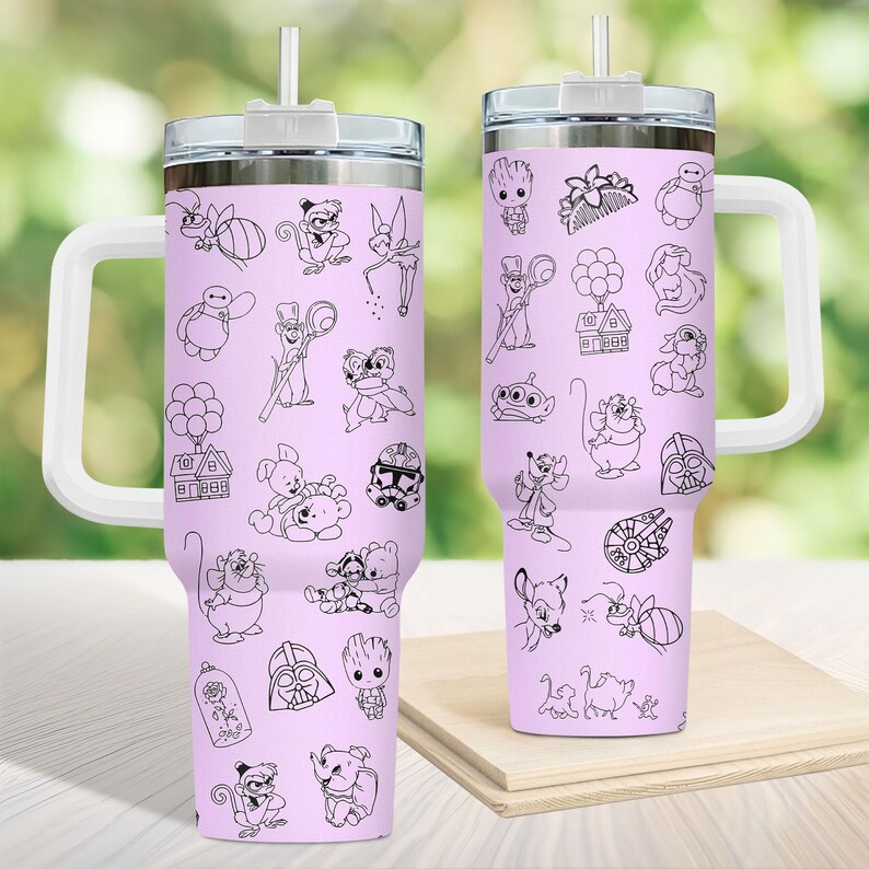 Disneyland 40oz Tumbler, Magical Kingdom Travel Mug, Park Day Gift, Stainless Insulated Cup, Disney Trip Drinkware, Mickey Mouse Cup