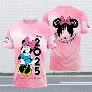 Disney Family Vacation 2025 Hoodie, Disney Minnie Mouse Sweatshirt, Family Disney Shirt, Magical Vacation Hoodie, Disney Group Outfit