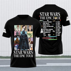 Star Wars The Epic Tour Hoodie, Darth Vader Sweatshirt, Stormtrooper Sweatshirts, Starwars 20th Anniversary Tshirt, Baby Yoda Tshirt