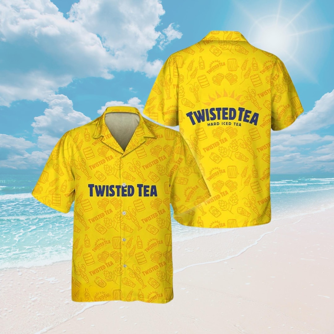 Twisted Tea Hawaiian Shirt, Hard Iced Tea Aloha, Drinking Gifts for Tea ...
