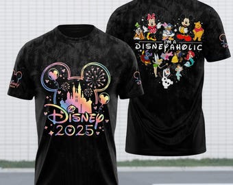 Disney Trip 2025 Hoodie, Passender Familienurlaub Oufit, Disneyland 2025 Sweatshirt, Disney Trip Gruppe Outfit, Disneyaholic T-Shirt