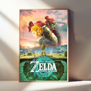 Legend of Zelda, Breath of the Wild, Game Poster, Game Home Decor, Canvas Poster, Bedroom Art, Gift Poster, Unframed