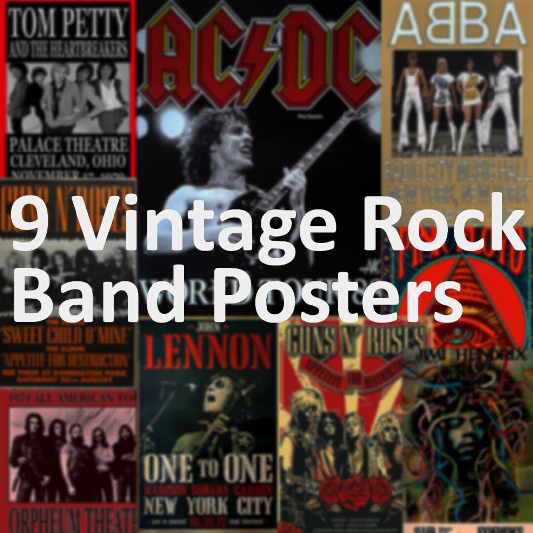 CLASSIC　ROCK POSTERS Classic Rock Posters: Loren, Dennis, Farren, Mick